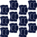 Volleyball Knee Pads 12 Pairs Medium Blue White - Bulk Knee Protection