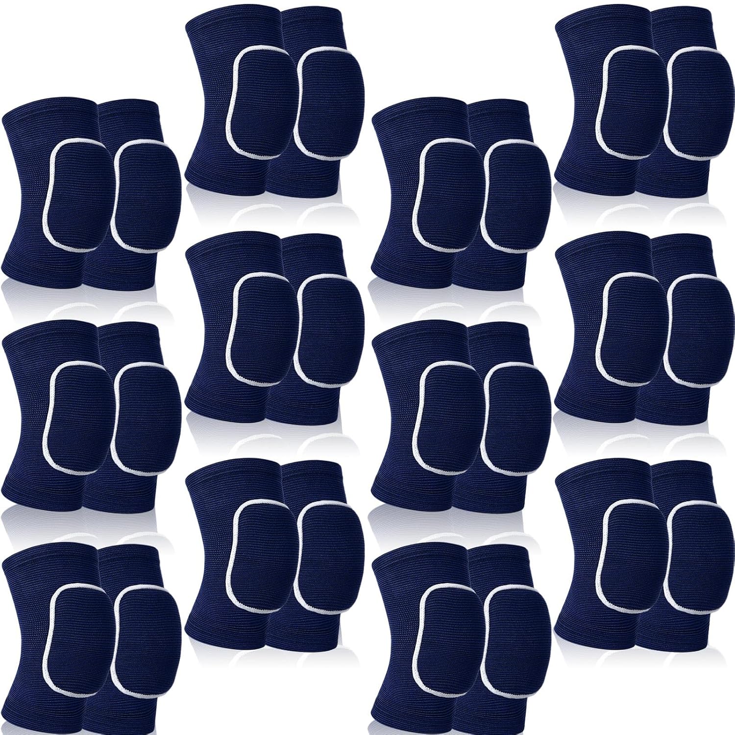 Lenwen Volleyball Knee Pads for Dancers - 12 Pairs Medium