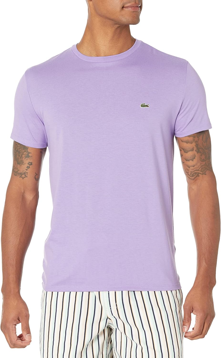 Lacoste Men's Short Sleeve Pima Jersey Crew Neck Tee Review