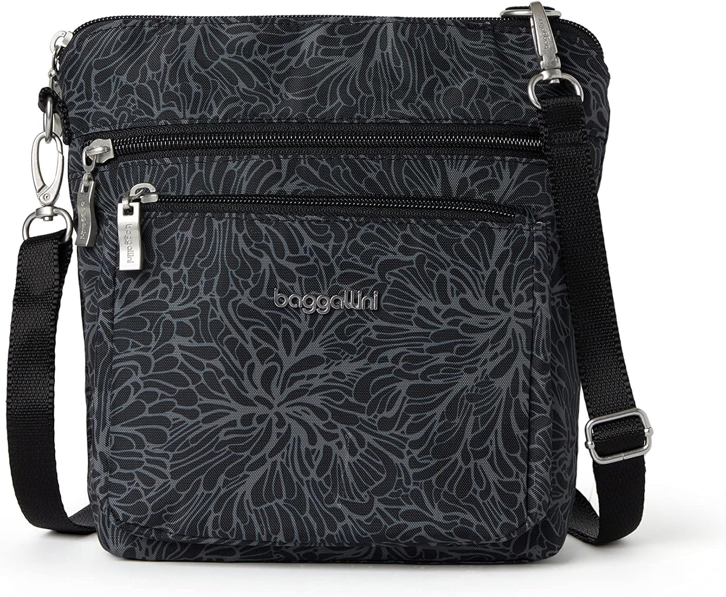 Baggallini Modern Pocket Crossbody Bag for Women, Lightweight