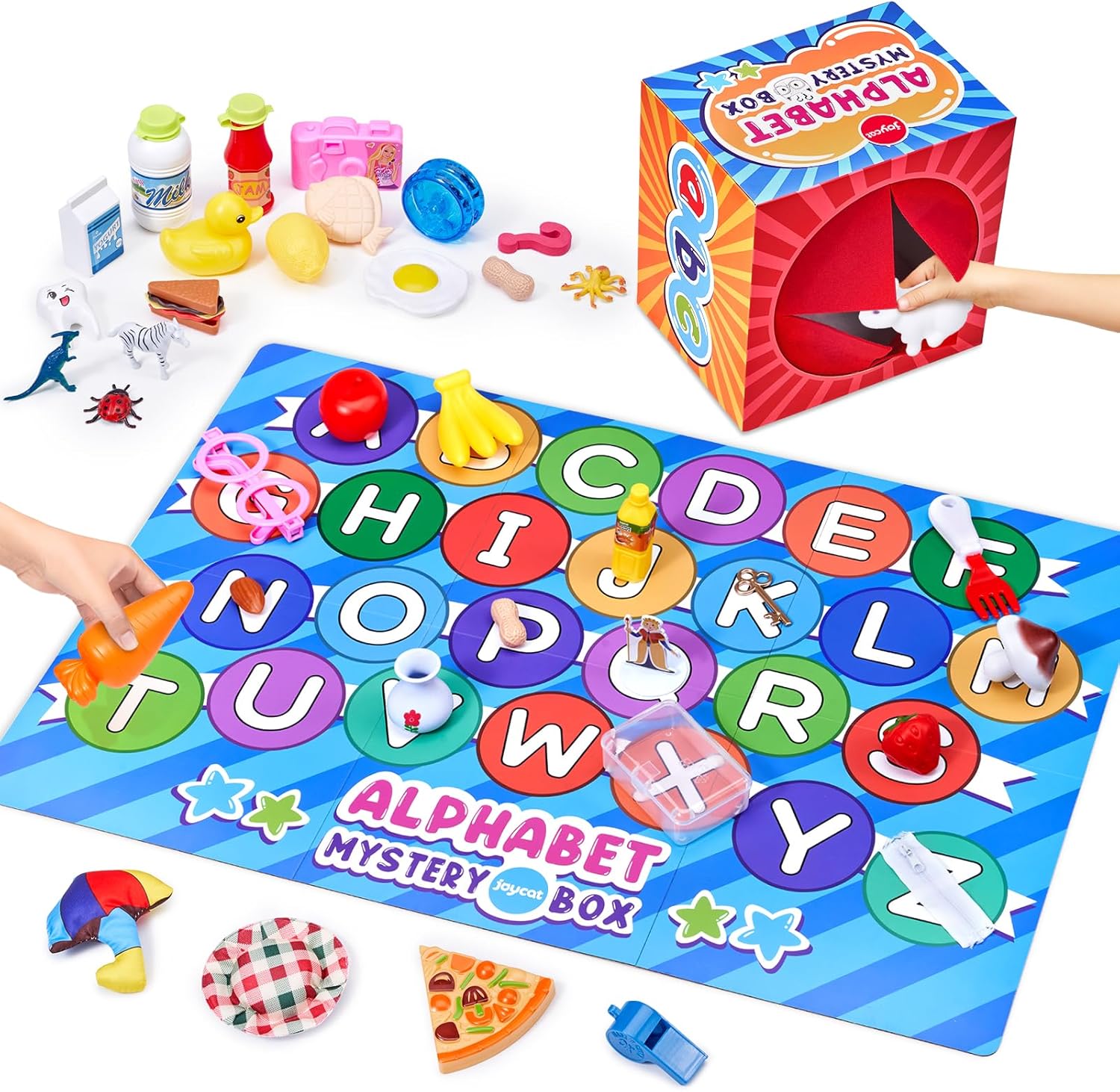 JoyCat Mystery Alphabet Box for Kids - Fun Learning Toy Set