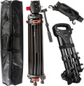 Ultimaxx 72 in Deluxe Professional Video Tripod - Heavy Duty Support