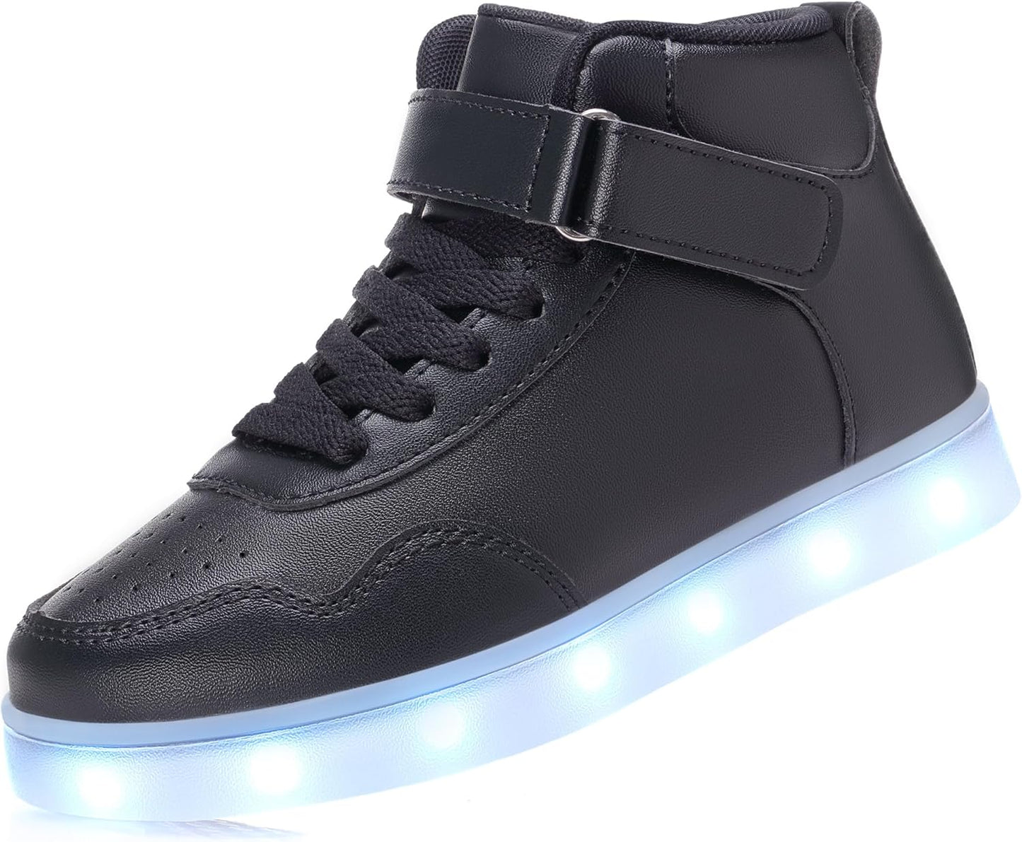 APTESOL Kids LED Light Up Shoes - Rechargeable High Top Sneakers