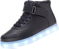 Kids LED Light Up High Top Sneakers with Rechargeable Lights - Cute
