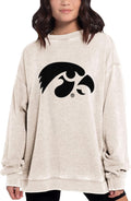 chicka-d NCAA womens Campus Pullover - Soft Vintage Fan Fleece