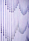 Raindrops Beaded Curtain 3 ft x 6 ft - Iridescent Raindrop Panel