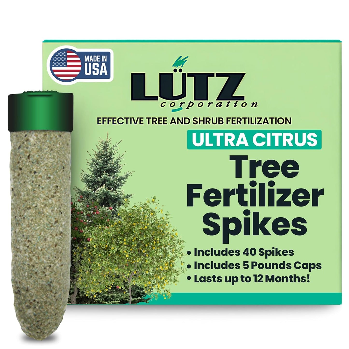 Ultra Citrus Tree Fertilizer Spikes for Healthy Shrubs & Trees