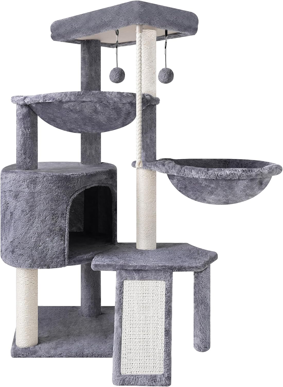 Xin Three Layer Cat Tree with Hammocks and Condo for Cats