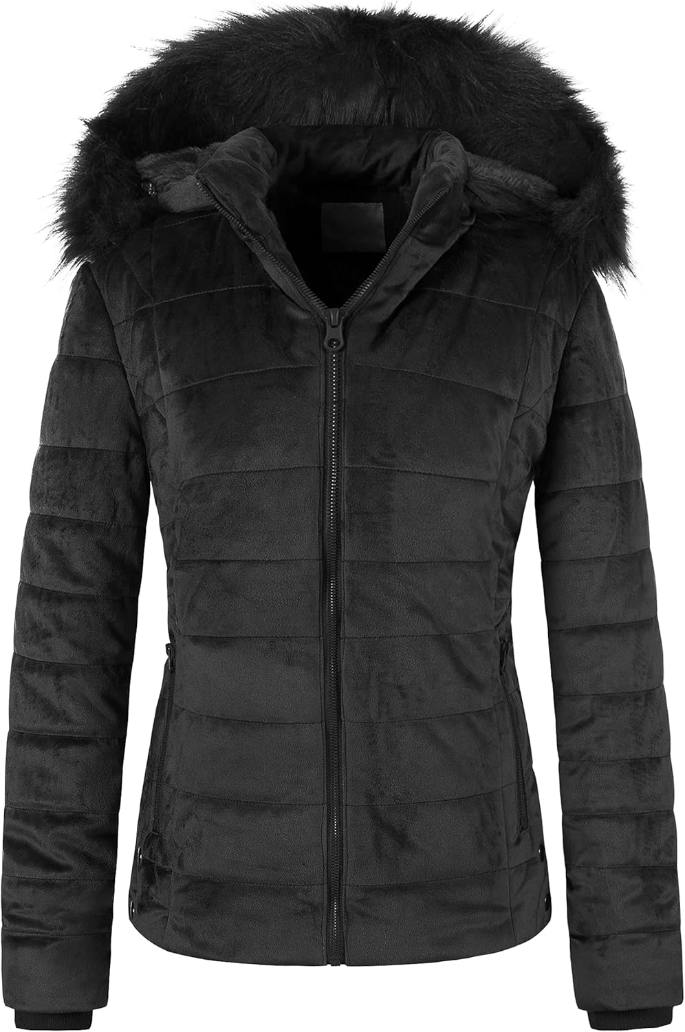 Chrisuno Women's Casual Short Winter Puffer Coat for Warmth