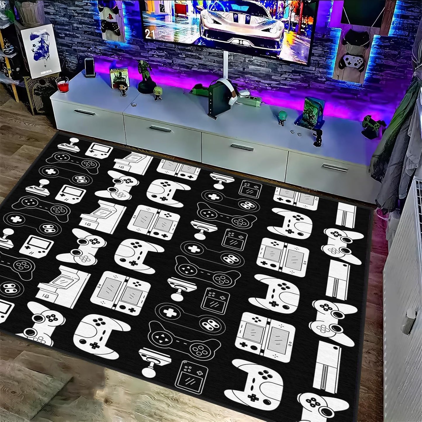 3x5 Gamer Rug: Ultimate Gaming Style!