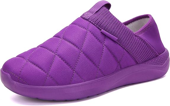 KUBUA Slippers for Men and Women - Plush Indoor House Shoes