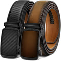 BULLIANT Men Ratchet Belts 2 Pack Adjustable Dress Casual - Precise