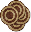 Beaded Round Placemats Set of 12 14in Gold Charger Plates - Holiday