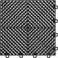 Nitro 12in x12in Snap-Together Garage Flooring Tiles - Durable Garage