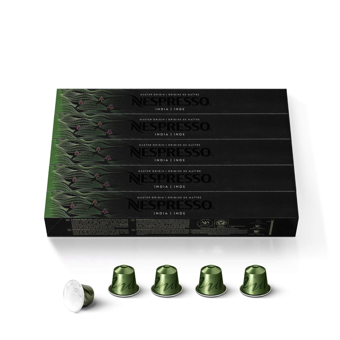 Nespresso Capsules Original Line India Master Origin Dark Roast