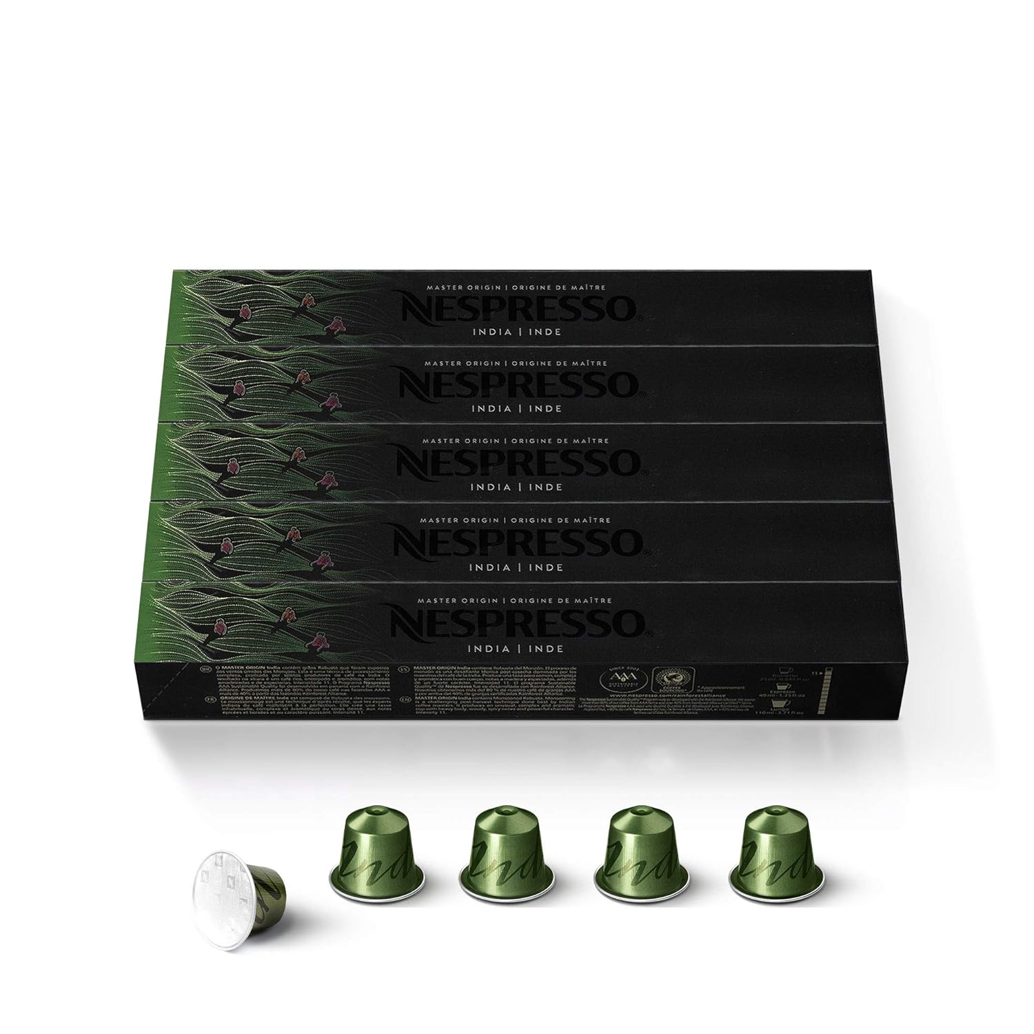Nespresso Capsules Original Line India Master Origin Dark Roast