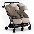 Lithe Double Stroller for Twins and Siblings - Lightweight 25 lb