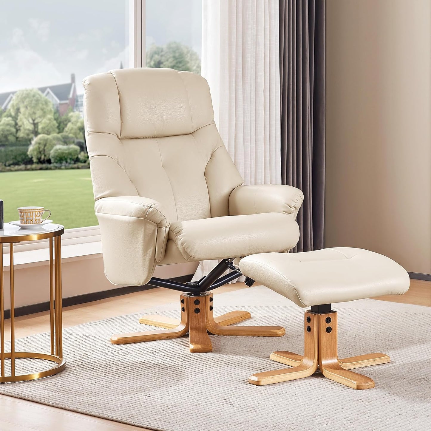 360 Swivel Recliner Chair Set - Stylish Comfort