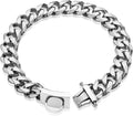 Dog Chain Collar 19MM 18in Cuban Link - Heavy Duty Metal Collar