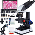 40X-2500X Binocular Microscope - Beginner to Advanced Observation