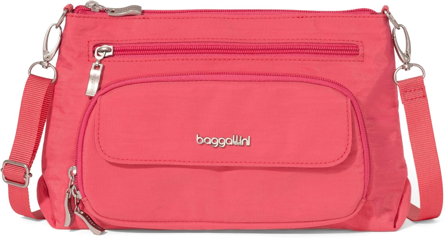 Baggallini Original Everyday Crossbody Bag for Women RFID Safe