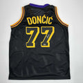 Facsimile Autographed Luka Doncic LA Black Mamba Reprint Jersey Men's
