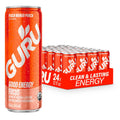 GURU Peach Mango Punch Organic Energy Drink - Clean 140mg Boost