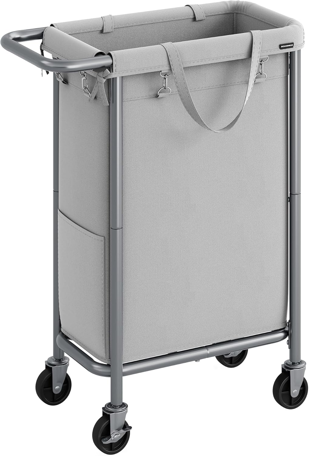 SONGMICS Rolling Laundry Hamper with Wheels and Removable Liner