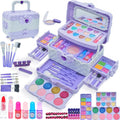 Non-Toxic Washable Kids Makeup Kit - Creative Play for Girls