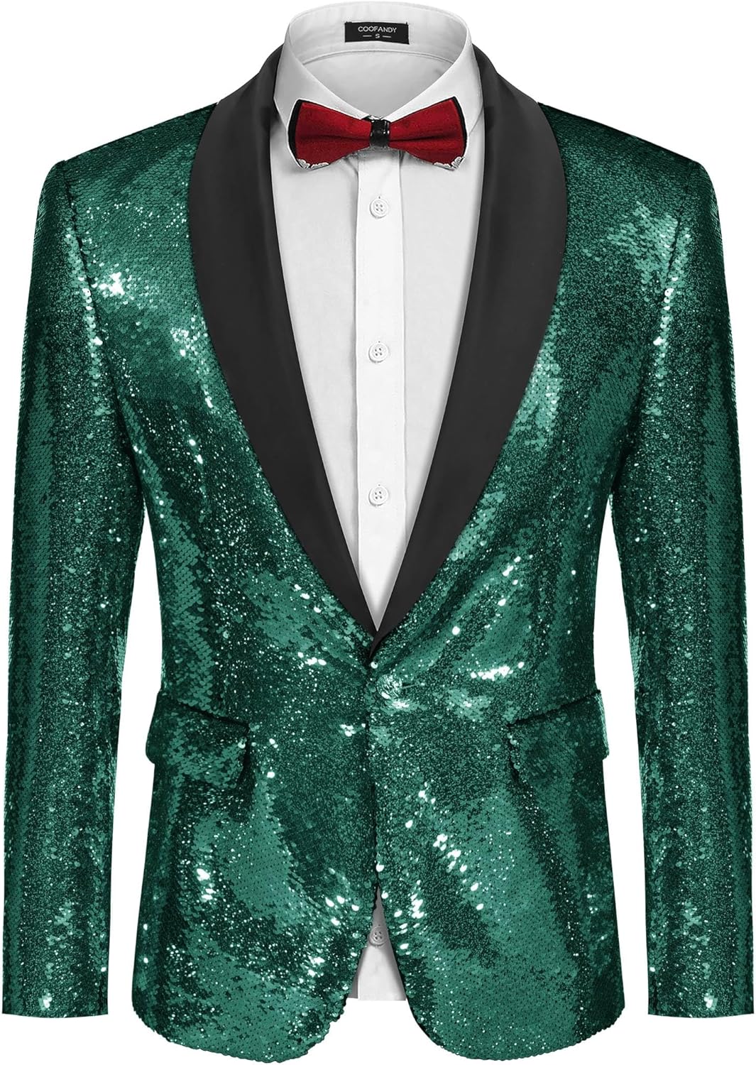 Shiny Sequin Blazer Tuxedo for Men - Perfect for Parties