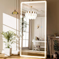 GLSLAND LED Full Length Mirror 71x32 in - Adjustable Light Full Body
