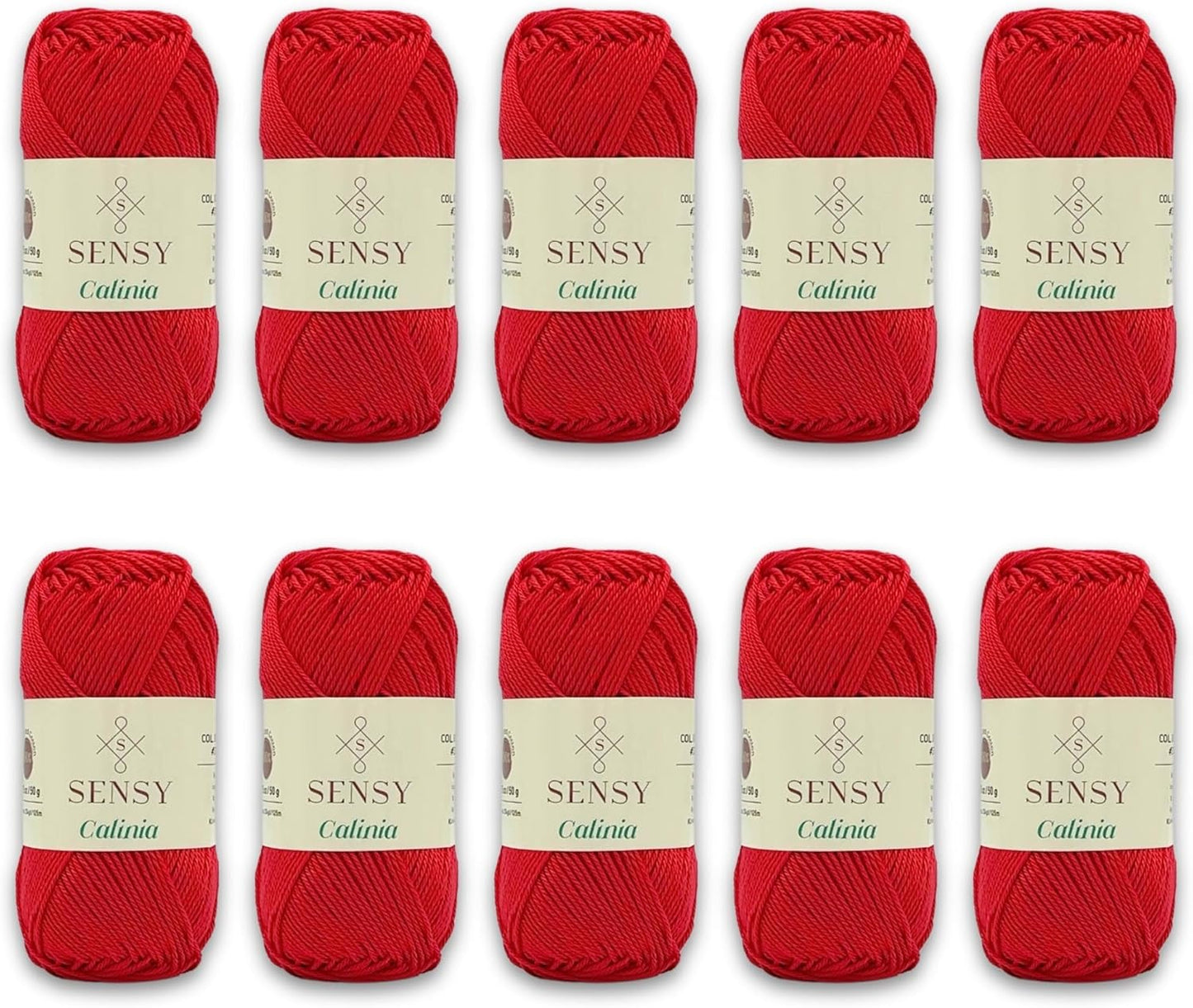 10 Skeins of Sensy Calinia Yarn for Amigurumi Projects