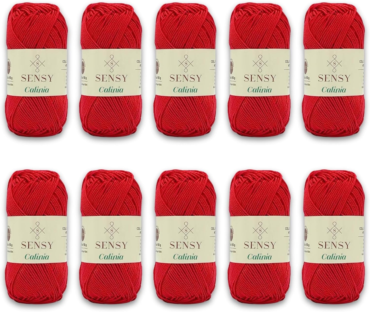 10 Skeins of Sensy Calinia Yarn for Amigurumi Projects