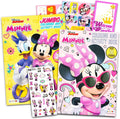 Minnie Mouse Coloring Book Set - 2 Deluxe Books & Stickers