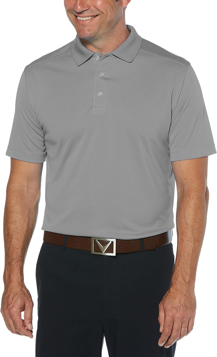 Callaway Men's Short Sleeve Golf Polo for Comfort and Style