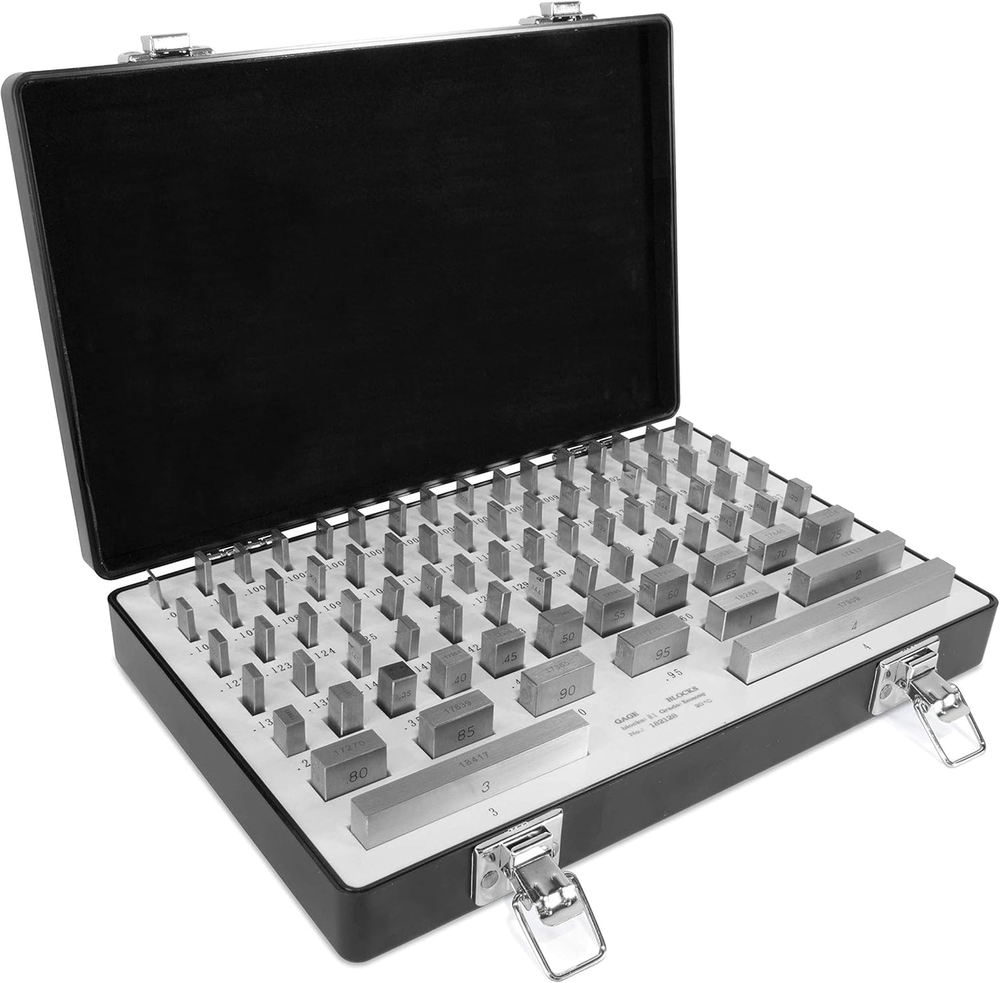 WEN 10481 81-Piece Steel Gauge Block Set for Precision Work