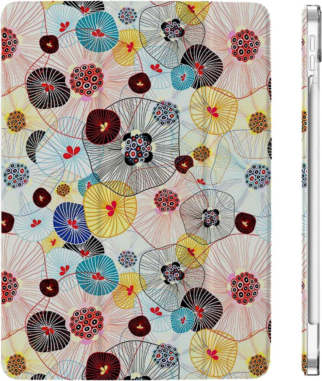 iPad Pro 11 Inch Case - Stylish Yarn Flowers Design for Protection