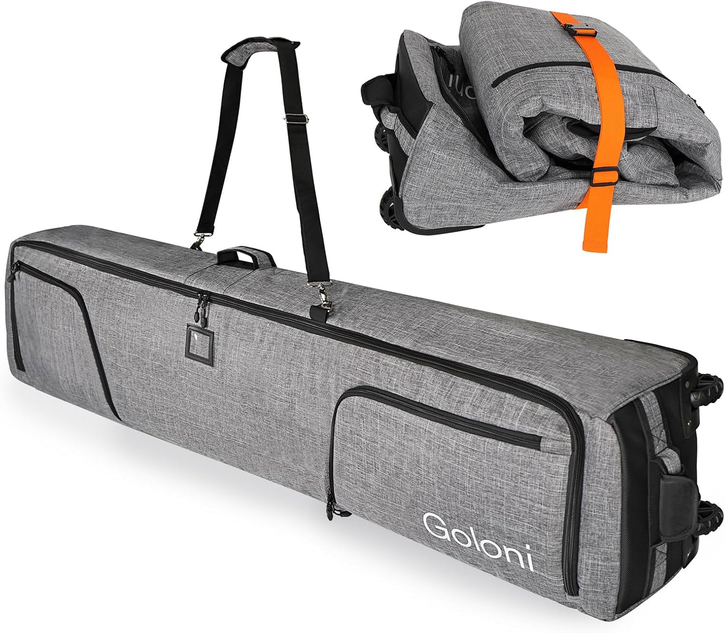 Goloni Ski Bag: Waterproof & Wheeled for Air Travel