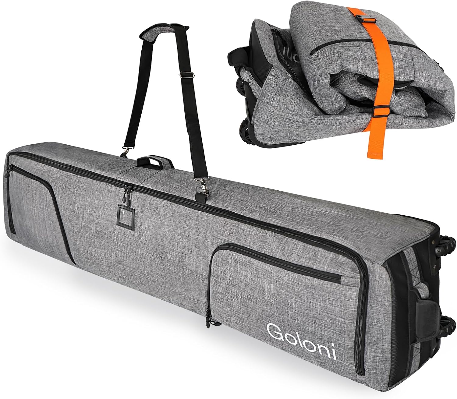 Goloni Ski Bag: Waterproof & Wheeled for Air Travel