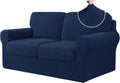 CHUN YI 5 Piece Loveseat Covers for 2 Cushion Couch - Pet Friendly Fit