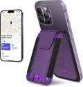 Magsafe Wallet Purple - 7-Card Magnetic Wallet with Find My