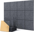Soundproof Wall Panels Self-Adhesive 12 Pack - Reduce Echo Fast
