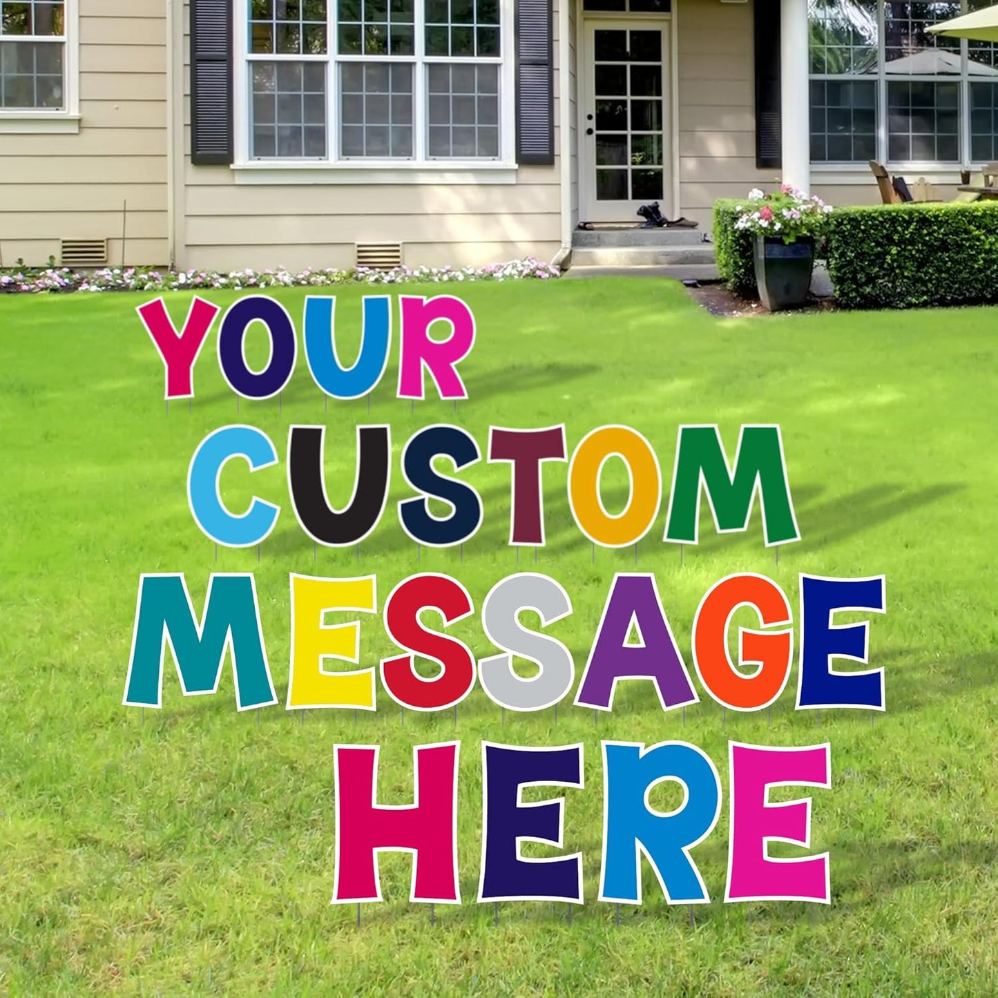 Custom Yard Letters 24 Inch Personalized Lawn Decor for Events