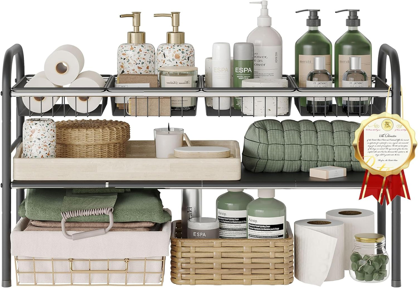NETEL Under Sink Organizers and Storage for Kitchen and Bath
