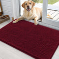 OLANLY Dog Door Mat for Muddy Paws - Absorbent Chenille Mat