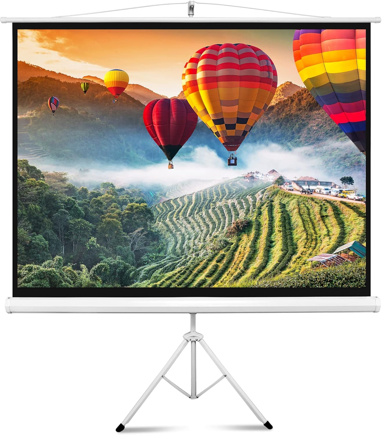 Portable 80-Inch Pyle Projector Screen: Easy Setup