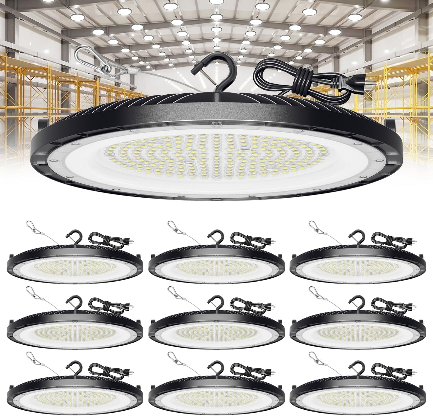 150W UFO LED High Bay Lights for Industrial Spaces and More