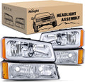 Nilight Headlight Assembly for 2003-2006 Silverado & Avalanche