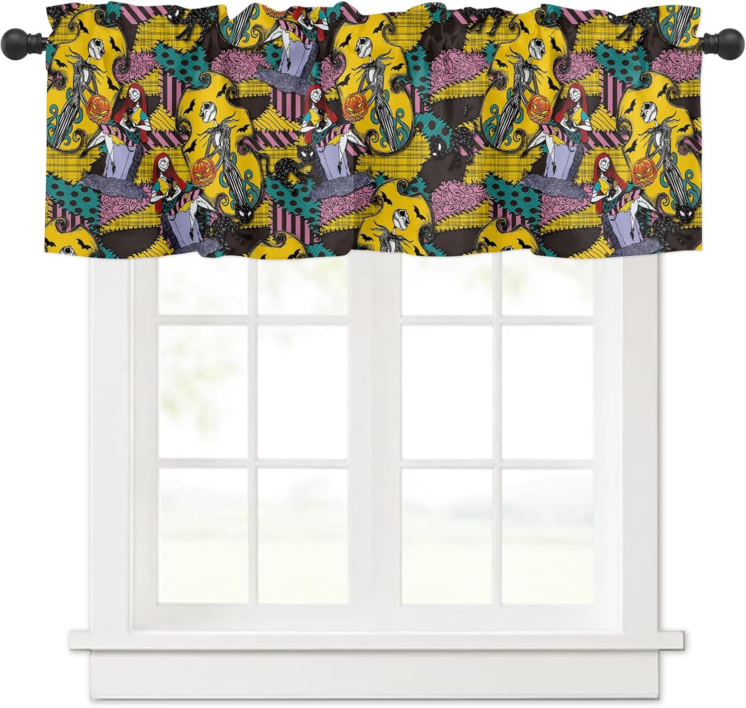 Halloween Jack Skellington Valance
