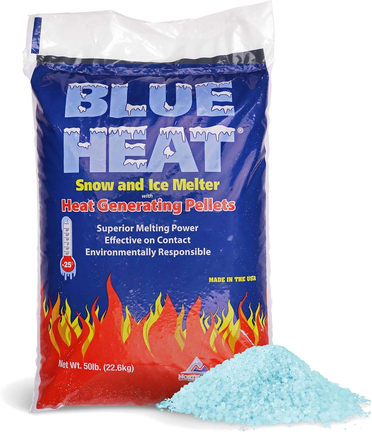 Seasonal Blue Heat Snow Melter - Pet-Friendly Ice Remover